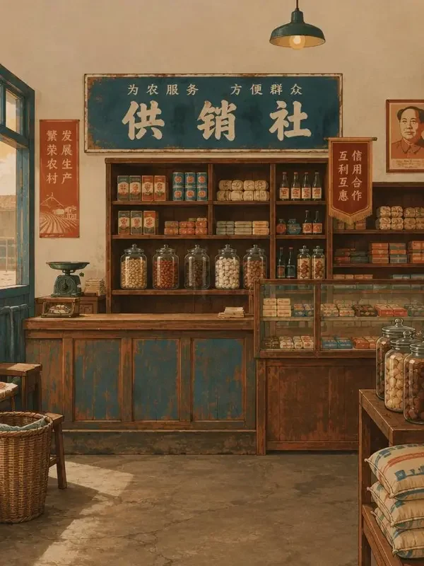 AI动漫剧黄《供销社的日子》八十年代乡土短剧封面